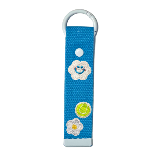 Short Multi Color Strap Keychain (5 variants)