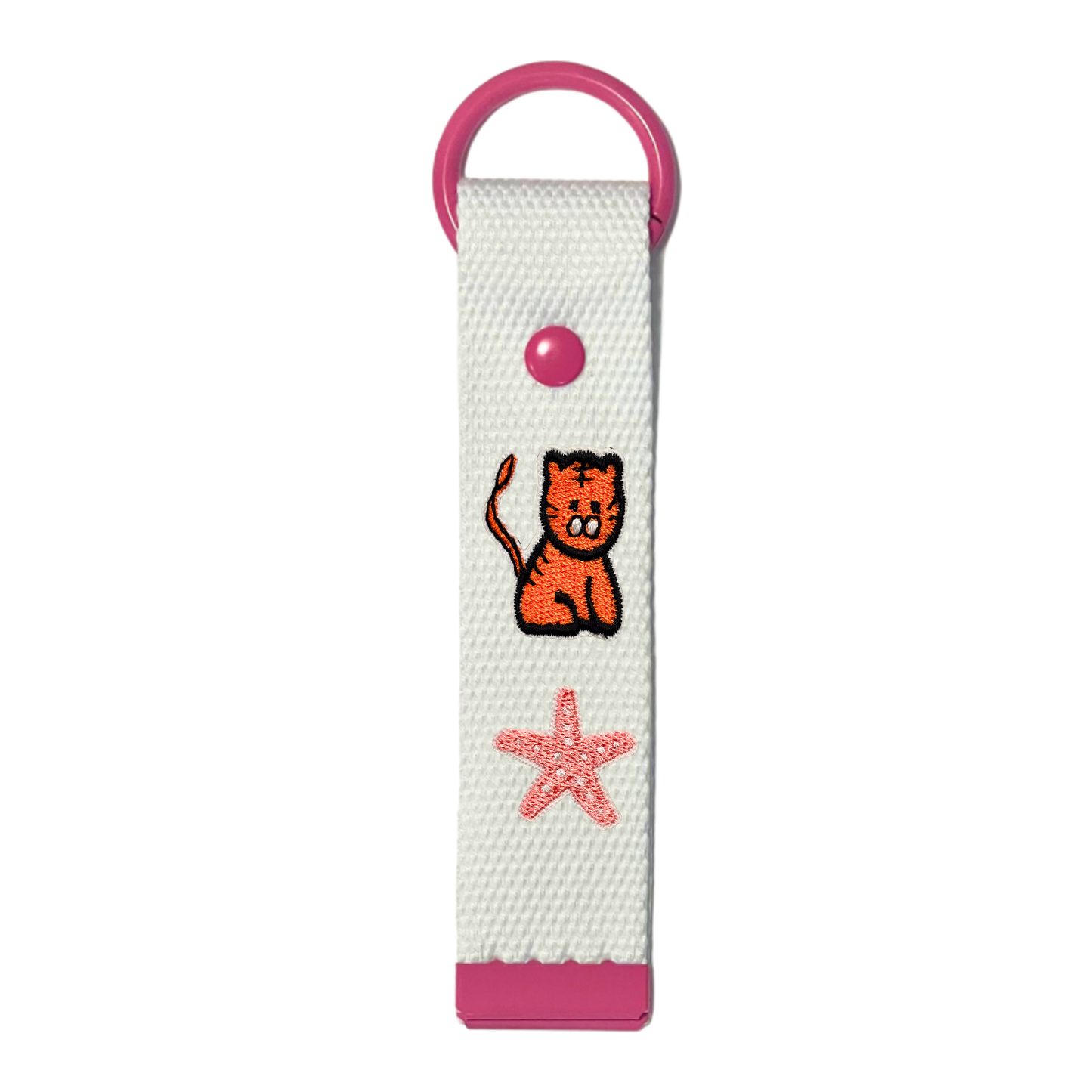 Short White Strap Keychain (6 variants)