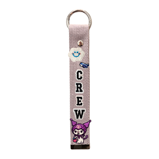 Long Multi Color Strap Keychain (10 variants)