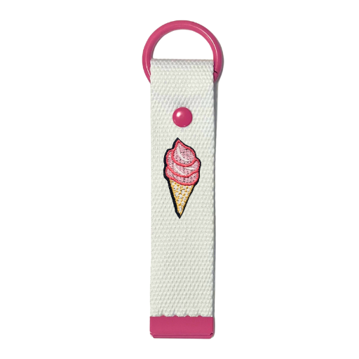 Short White Strap Keychain (6 variants)