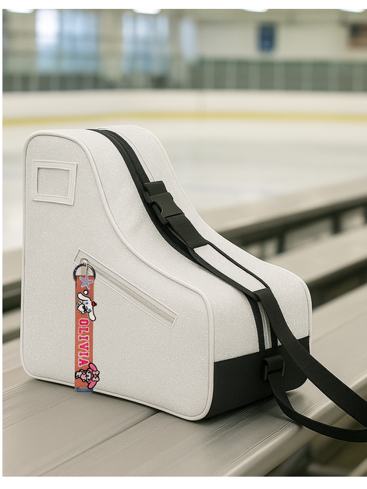 Keychain on Ice Skating Bag
