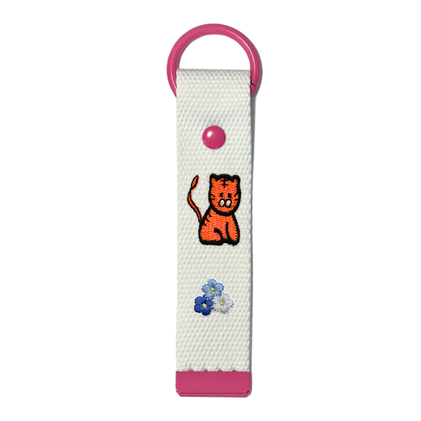 Short White Strap Keychain (6 variants)